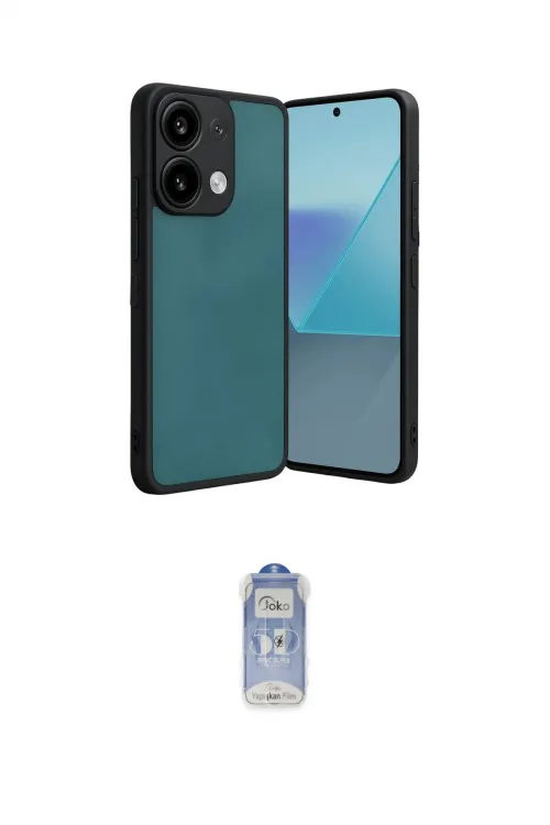 ieg™ Redmi Note 13 Pro 4G Kılıf Kıvılcım Işık Serisi - Siyah Joko Magic 5D Cam