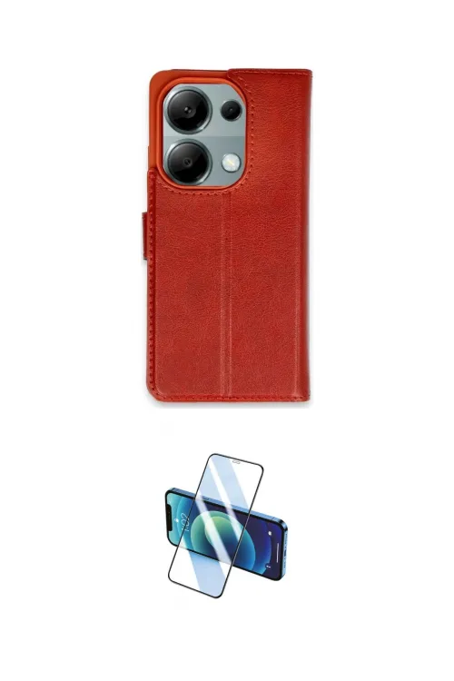 ieg™ Redmi Note 13 Pro 4G Kılıf Siluet Işık Serisi - Siyah 3D Antistatik Cam Ekran Koruyucu