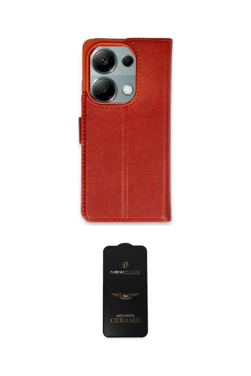 ieg™ Redmi Note 13 Pro 4G Kılıf Siluet Işık Serisi - Siyah 6D Antistatik Mat Seramik Hayalet Nano Ekran Koruyucu
