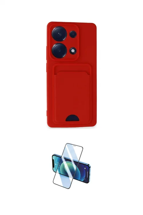 ieg™ Redmi Note 13 Pro 4G Kılıf Vadi Çizgi Prime - Siyah 3D Antistatik Seramik Nano Ekran Koruyucu