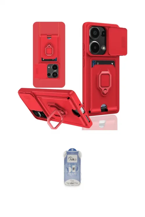 ieg™ Redmi Note 13 Pro 4G Kılıf Vadi Form Prime - Siyah Joko Magic 5D Cam