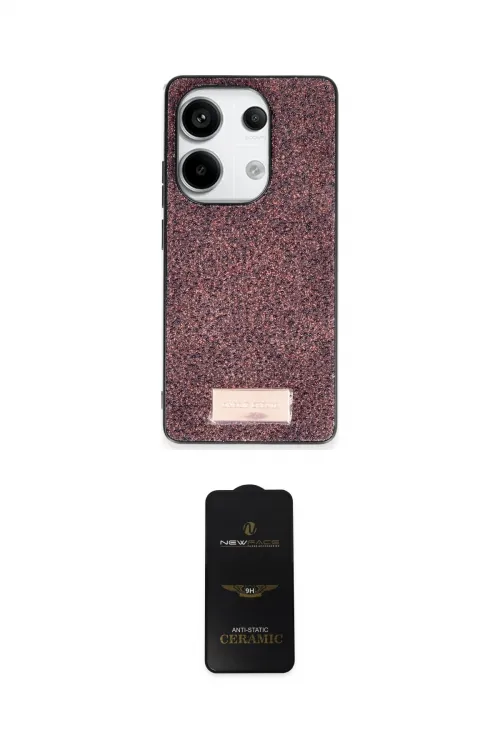 ieg™ Redmi Note 13 Pro 4G Kılıf Vadi Klasik Serisi - Siyah 6D Antistatik Mat Seramik Hayalet Nano Ekran Koruyucu