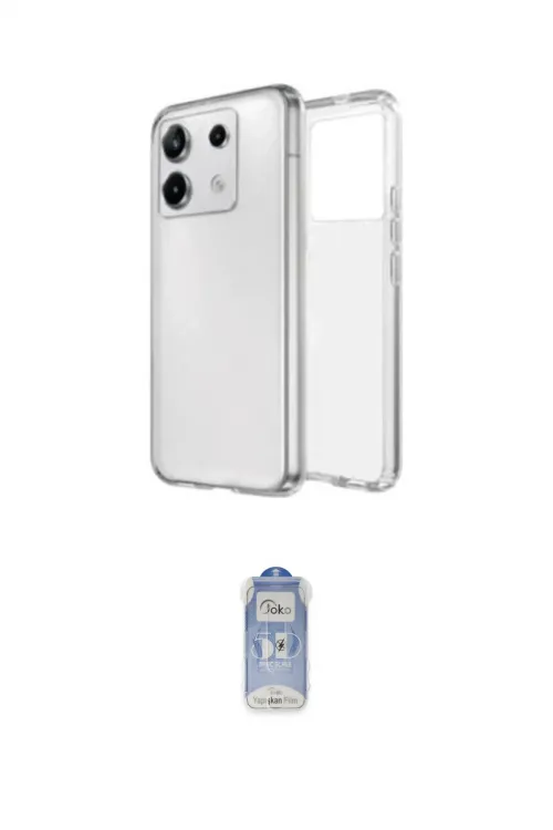 ieg™ Redmi Note 13 Pro 4G Kılıf Zirve Doku - Siyah Joko Magic 5D Cam