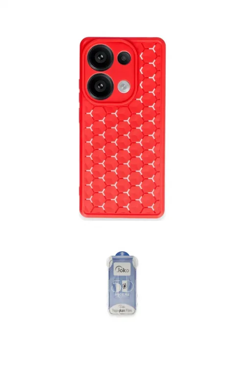 ieg™ Redmi Note 13 Pro 4G Kılıf Zirve Form - Siyah Joko Magic 5D Cam