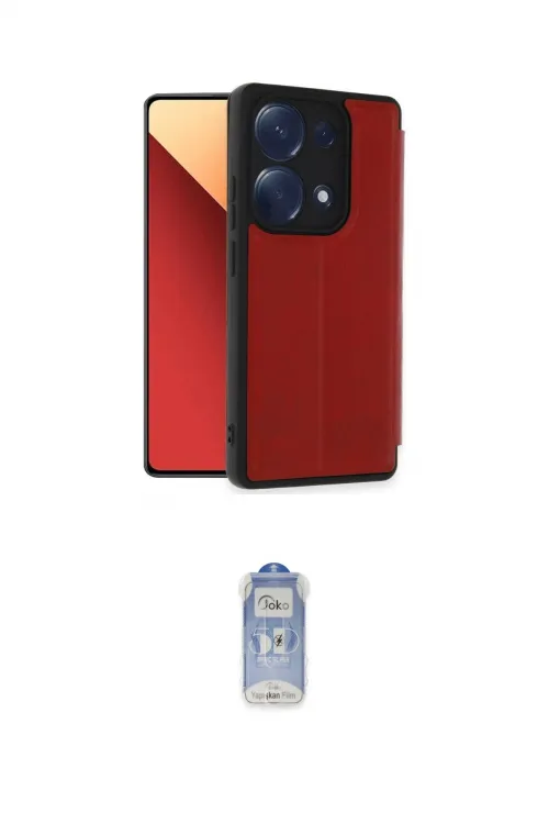 ieg™ Redmi Note 13 Pro 4G Kılıf Zirve Yansıma Serisi - Siyah Joko Magic 5D Cam