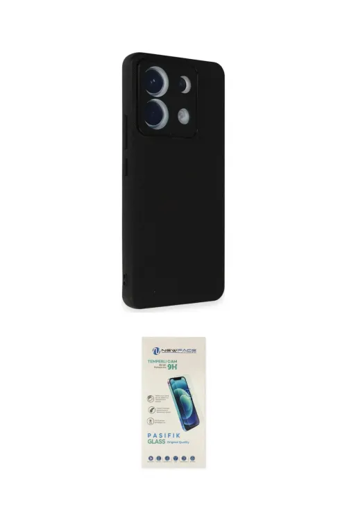 ieg™ Redmi Note 13 Pro 5G Kılıf Akış Asil Koleksiyonu - Şeffaf Pasifik Cam Ekran Koruyucu