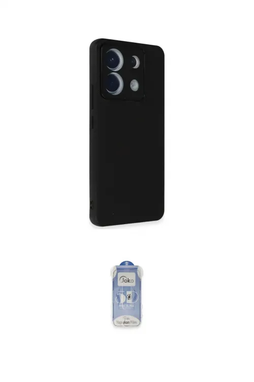 ieg™ Redmi Note 13 Pro 5G Kılıf Akış Asil Koleksiyonu - Siyah Joko Magic 5D Cam