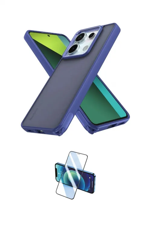 ieg™ Redmi Note 13 Pro 5G Kılıf Atlas Form - Siyah 3D Antistatik Seramik Nano Ekran Koruyucu