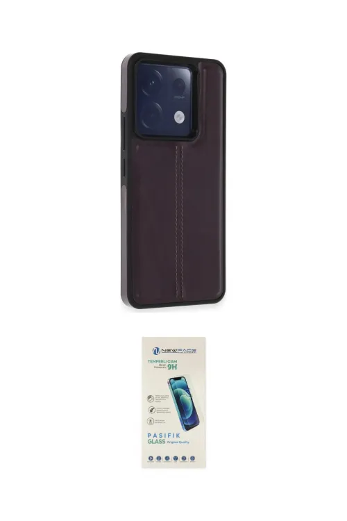 ieg™ Redmi Note 13 Pro 5G Kılıf Çekirdek Klasik - Şeffaf Pasifik Cam Ekran Koruyucu