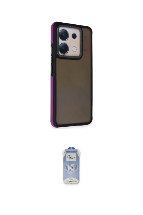 ieg™ Redmi Note 13 Pro 5G Kılıf Eksen Işık - Siyah Joko Magic 5D Cam