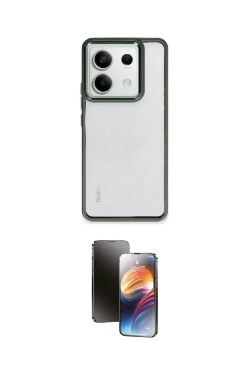ieg™ Redmi Note 13 Pro 5G Kılıf Nova Işık Serisi - Siyah 3D Antistatik Mat Seramik Nano Ekran Koruyucu