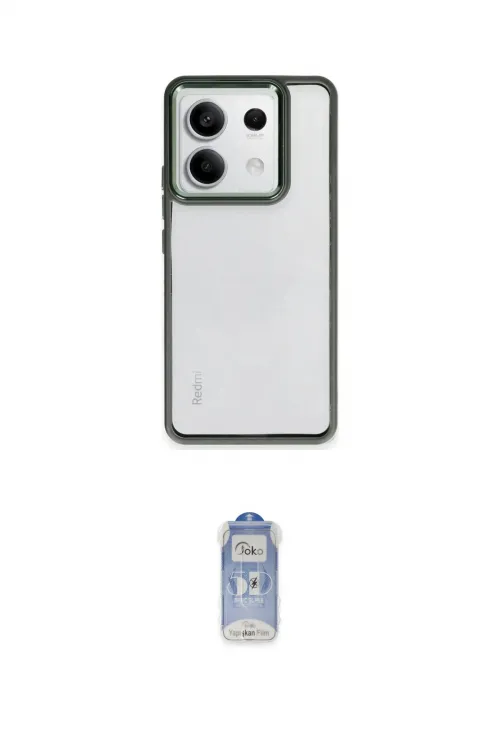 ieg™ Redmi Note 13 Pro 5G Kılıf Nova Işık Serisi - Siyah Joko Magic 5D Cam