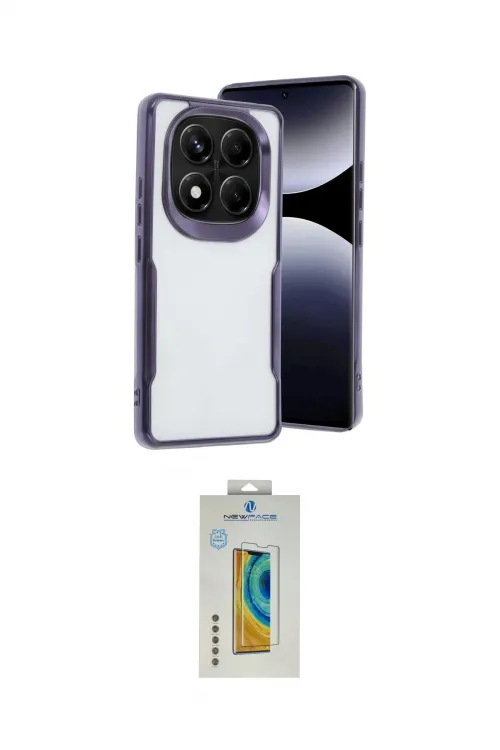 ieg™ Redmi Note 14 Pro 4G Kılıf Akış Çizgi Koleksiyonu - Şeffaf Polymer Nano Ekran Koruyucu