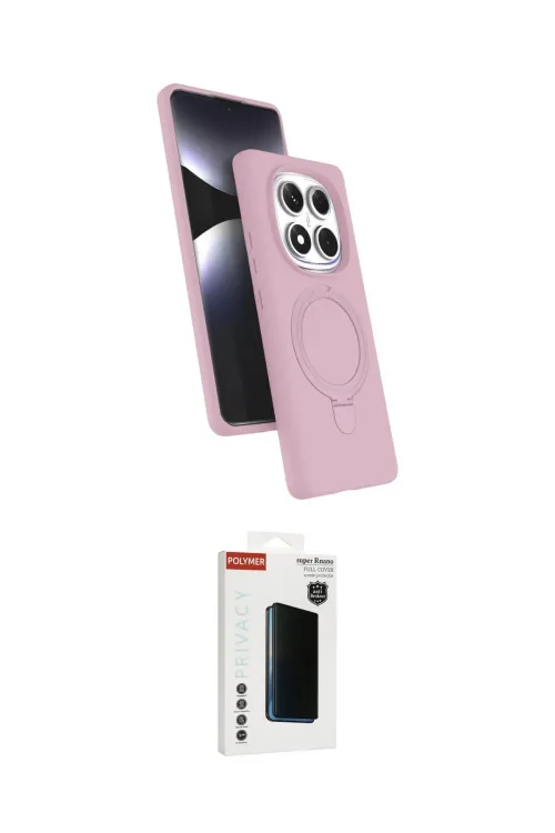ieg™ Redmi Note 14 Pro 4G Kılıf İz Işık Koleksiyonu - Şeffaf Hayalet Polymer Nano Ekran Koruyucu