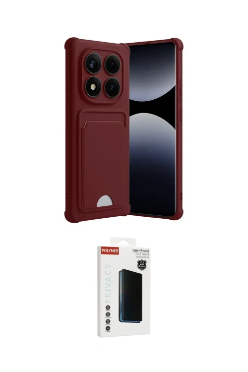 ieg™ Redmi Note 14 Pro 4G Kılıf Vadi Çizgi Prime - Şeffaf Hayalet Polymer Nano Ekran Koruyucu