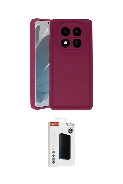 ieg™ Redmi Note 14 Pro 4G Kılıf Yankı Yansıma Özel Seri - Şeffaf Hayalet Polymer Nano Ekran Koruyucu