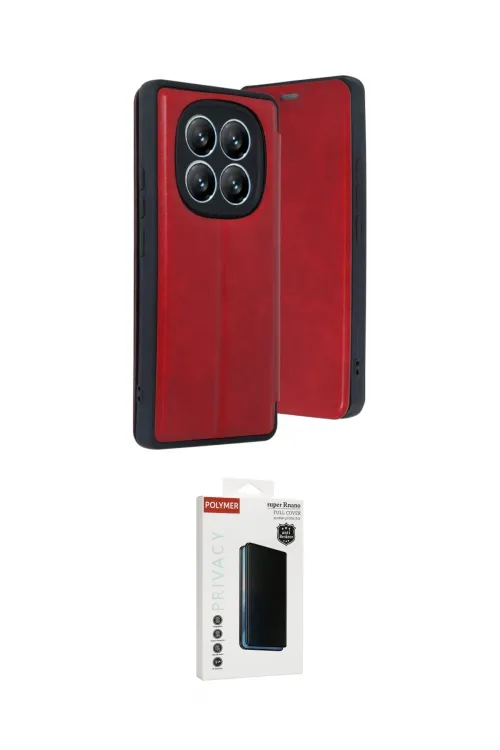 ieg™ Redmi Note 14 Pro 4G Kılıf Zirve Yansıma Serisi - Şeffaf Hayalet Polymer Nano Ekran Koruyucu