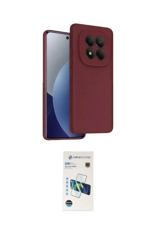 ieg™ Redmi Note 15 Pro 5G Kılıf Kozmos Yansıma Özel Seri - Siyah 3D Antistatik Cam Ekran Koruyucu