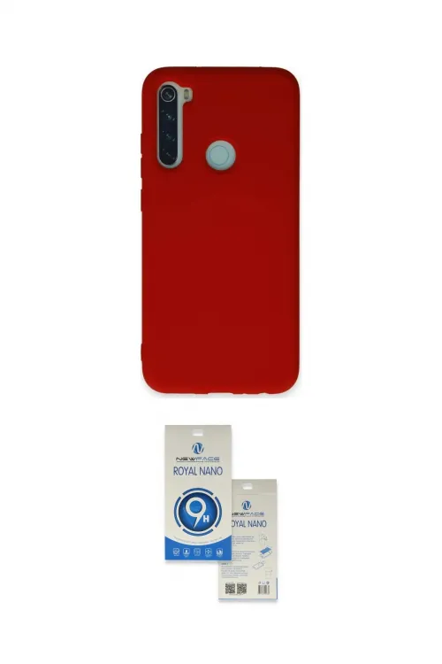 ieg™ Redmi Note 8 Kılıf Ahenk Serisi - Şeffaf Royal Nano Ekran Koruyucu