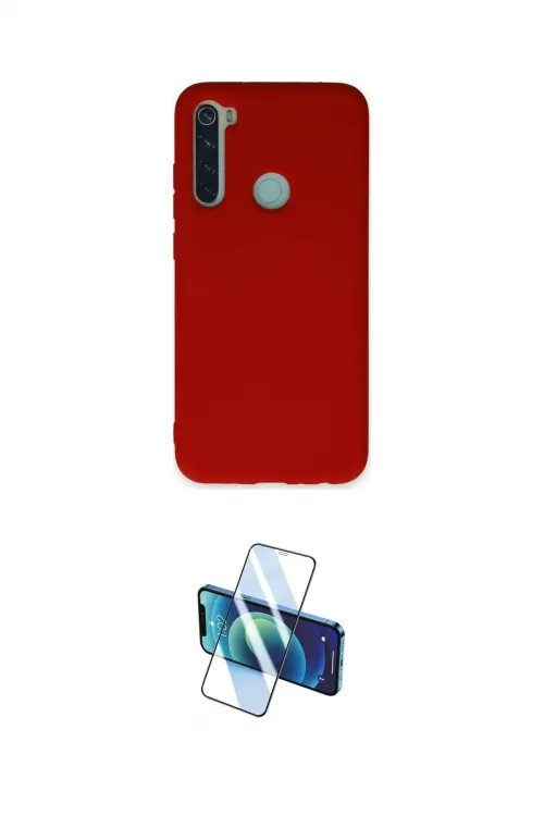 ieg™ Redmi Note 8 Kılıf Ahenk Serisi - Siyah 3D Antistatik Cam Ekran Koruyucu