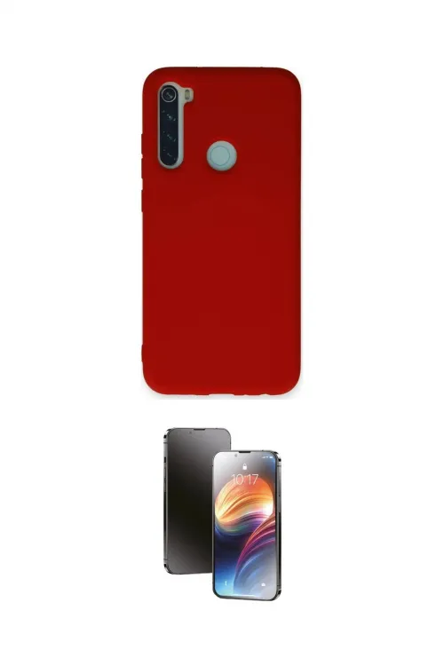 ieg™ Redmi Note 8 Kılıf Ahenk Serisi - Siyah 3D Antistatik Mat Seramik Nano Ekran Koruyucu