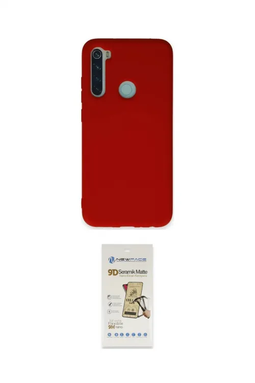 ieg™ Redmi Note 8 Kılıf Ahenk Serisi - Siyah Mat Seramik Nano Ekran Koruyucu