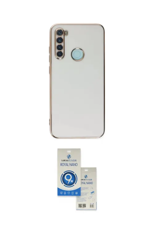 ieg™ Redmi Note 8 Kılıf Yankı Serisi - Şeffaf Royal Nano Ekran Koruyucu