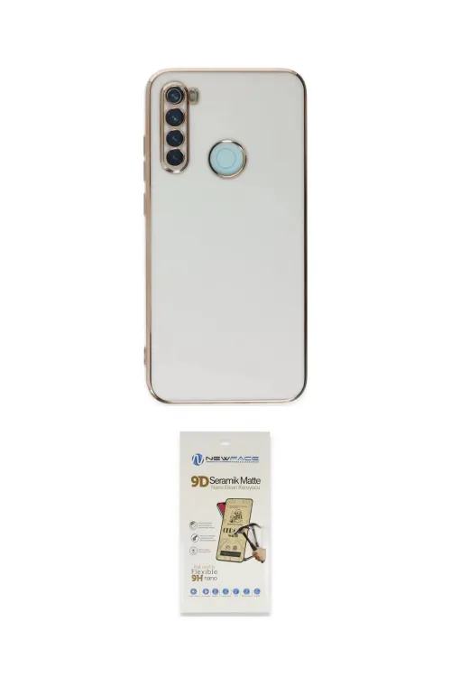 ieg™ Redmi Note 8 Kılıf Yankı Serisi - Siyah Mat Seramik Nano Ekran Koruyucu
