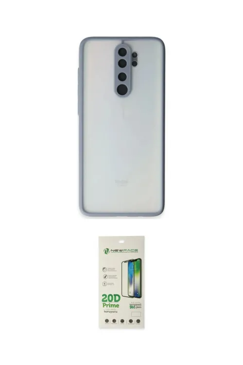 ieg™ Redmi Note 8 Pro Kılıf Ahenk Çizgi Serisi - Siyah 20D Premium Cam Ekran Koruyucu