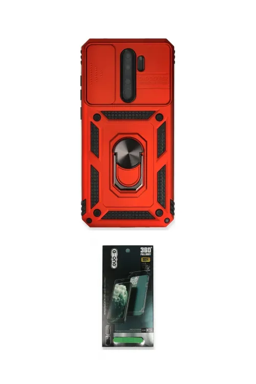ieg™ Redmi Note 8 Pro Kılıf Ahenk Klasik - Şeffaf 360 Full Body Arka Koruyucu