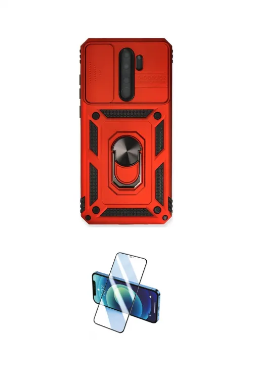 ieg™ Redmi Note 8 Pro Kılıf Ahenk Klasik - Siyah 3D Antistatik Seramik Nano Ekran Koruyucu