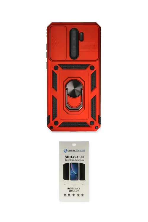 ieg™ Redmi Note 8 Pro Kılıf Ahenk Klasik - Siyah 5D Hayalet Cam Ekran Koruyucu