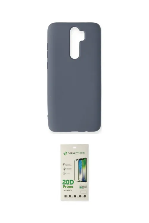 ieg™ Redmi Note 8 Pro Kılıf Ahenk Serisi - Siyah 20D Premium Cam Ekran Koruyucu