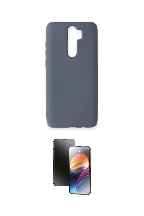 ieg™ Redmi Note 8 Pro Kılıf Ahenk Serisi - Siyah 3D Antistatik Mat Seramik Nano Ekran Koruyucu