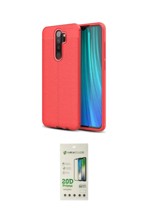 ieg™ Redmi Note 8 Pro Kılıf Doruk Klasik Özel Seri - Siyah 20D Premium Cam Ekran Koruyucu