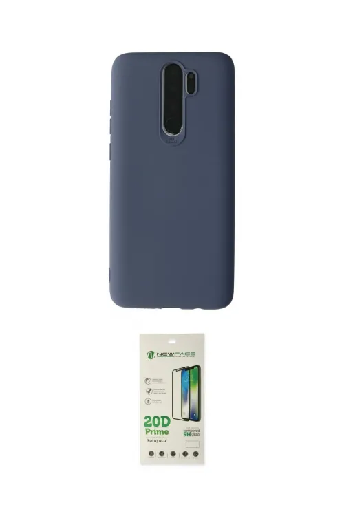 ieg™ Redmi Note 8 Pro Kılıf Kozmos Yansıma Özel Seri - Siyah 20D Premium Cam Ekran Koruyucu