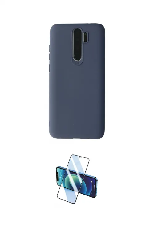 ieg™ Redmi Note 8 Pro Kılıf Kozmos Yansıma Özel Seri - Siyah 3D Antistatik Seramik Nano Ekran Koruyucu