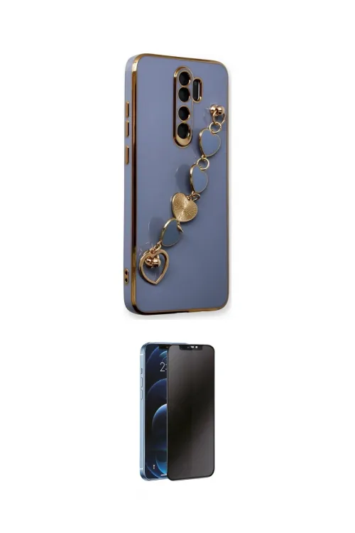 ieg™ Redmi Note 8 Pro Kılıf Nova Işık Prime - Siyah 3D Antistatik Hayalet Cam Ekran Koruyucu