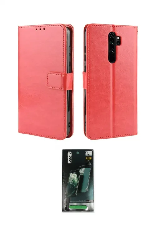 ieg™ Redmi Note 8 Pro Kılıf Siluet Işık Serisi - Şeffaf 360 Full Body Arka Koruyucu