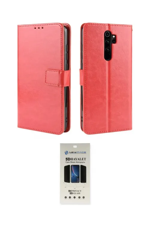 ieg™ Redmi Note 8 Pro Kılıf Siluet Işık Serisi - Siyah 5D Hayalet Cam Ekran Koruyucu