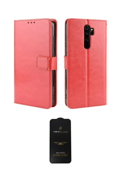 ieg™ Redmi Note 8 Pro Kılıf Siluet Işık Serisi - Siyah 6D Antistatik Mat Seramik Hayalet Nano Ekran Koruyucu