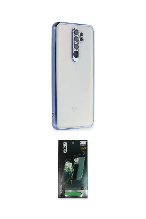 ieg™ Redmi Note 8 Pro Kılıf Vadi Minimal - Şeffaf 360 Full Body Arka Koruyucu