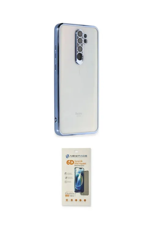 ieg™ Redmi Note 8 Pro Kılıf Vadi Minimal - Siyah 6D Mat Seramik Hayalet Nano Ekran Koruyucu