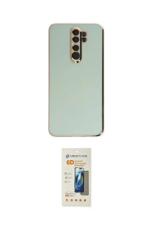 ieg™ Redmi Note 8 Pro Kılıf Yankı Serisi - Siyah 6D Mat Seramik Hayalet Nano Ekran Koruyucu