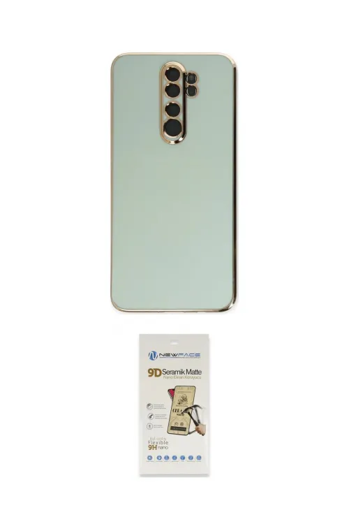ieg™ Redmi Note 8 Pro Kılıf Yankı Serisi - Siyah Mat Seramik Nano Ekran Koruyucu