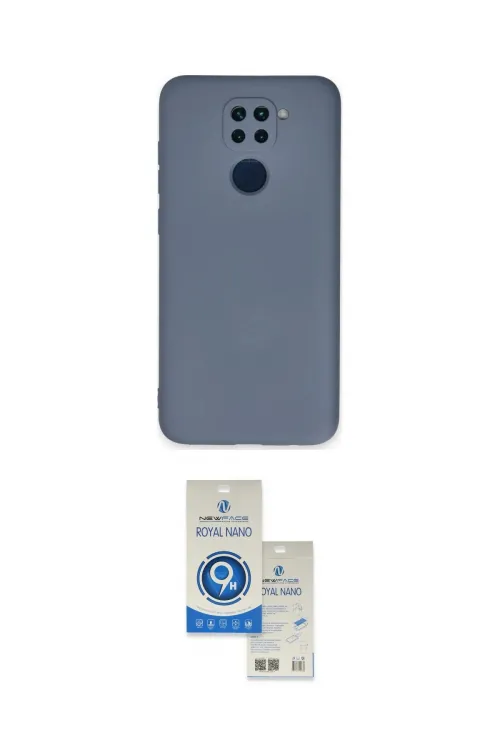 ieg™ Redmi Note 9 Kılıf Ahenk Serisi - Şeffaf Royal Nano Ekran Koruyucu