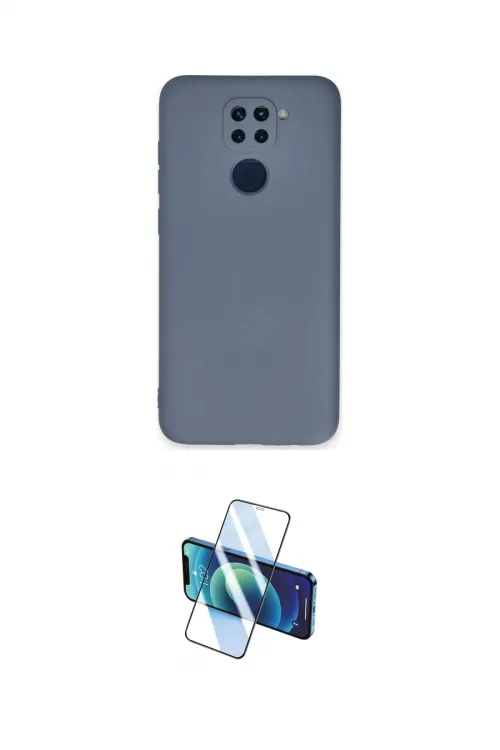 ieg™ Redmi Note 9 Kılıf Ahenk Serisi - Siyah 3D Antistatik Seramik Nano Ekran Koruyucu