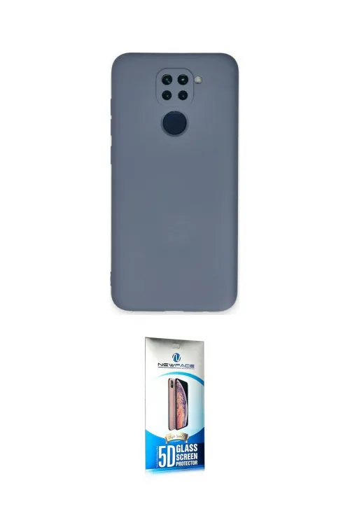 ieg™ Redmi Note 9 Kılıf Ahenk Serisi - Siyah 5D Eko Cam Ekran Koruyucu
