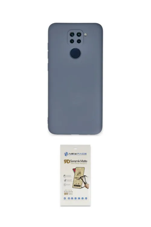 ieg™ Redmi Note 9 Kılıf Ahenk Serisi - Siyah Mat Seramik Nano Ekran Koruyucu