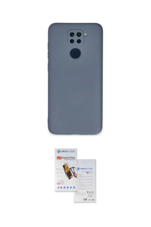 ieg™ Redmi Note 9 Kılıf Ahenk Serisi - Siyah Seramik Nano Ekran Koruyucu